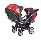 Kinderwagen für Drillinge Säugling und ältere Zwillinge 1 Gondel 3 Sportsitze Trippy Kinderwagen 2in1 - 8