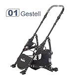 Kinderwagen für Drillinge Säugling und ältere Zwillinge 1 Gondel 3 Sportsitze Trippy Kinderwagen 2in1 - 9