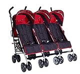 Drillingskinderwagen Kidz Kargo – Tripl Citi Elite rot - 3