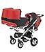 Trippy Drillingskinderwagen Kinderwagen 3in1 Komplettset - 4